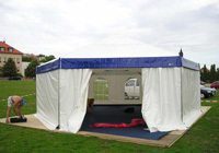 Fabrication de tentes pour surprises parties